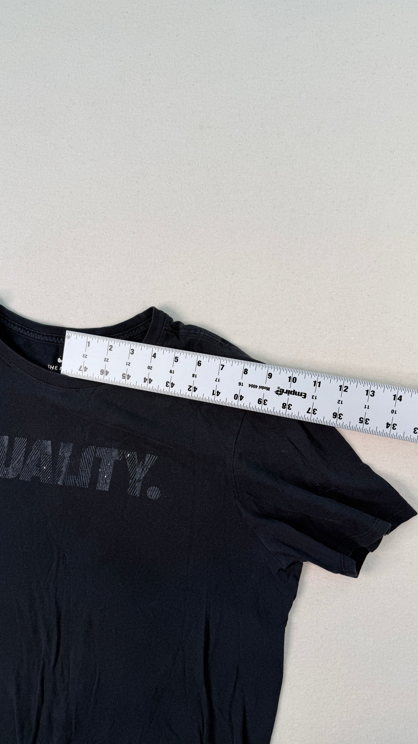 Nike Equality Black Graphic T-Shirt Large | Minimal Streetwear Cotton Tee
