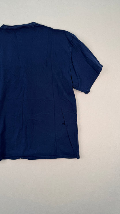 Vintage Los Angeles Rams Navy Graphic T-Shirt 2XL | NFL Football Cotton Streetwear Tee