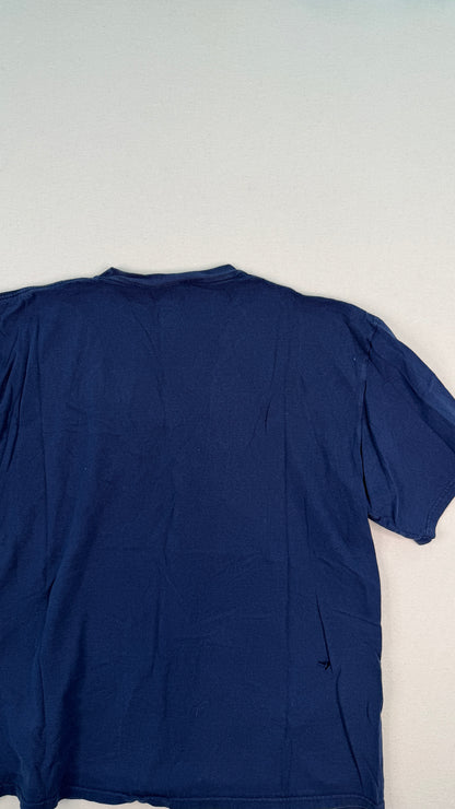 Vintage Los Angeles Rams Navy Graphic T-Shirt 2XL | NFL Football Cotton Streetwear Tee