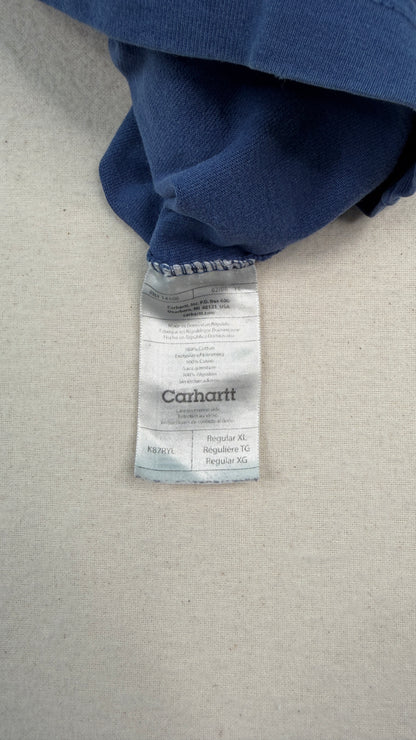 Carhartt Blue Pocket T-Shirt XL | Heavyweight Cotton Workwear Essential