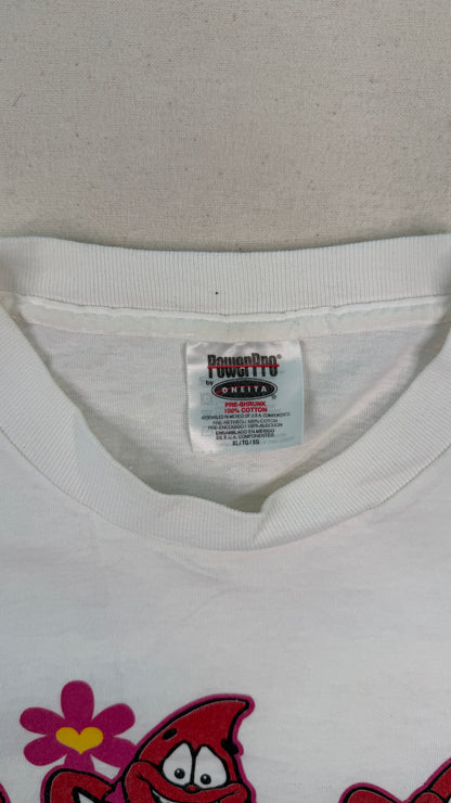 Vintage 1999 Grateful Blood Tour Graphic T-Shirt XL White Double-Sided Oneita Y2K Streetwear