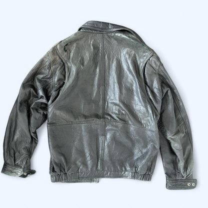 Authentic American Classic Genuine Leather Bomber Jacket