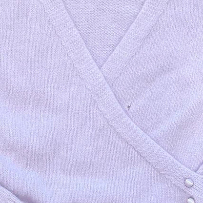 The Limited Pale Purple Wrap Sweater