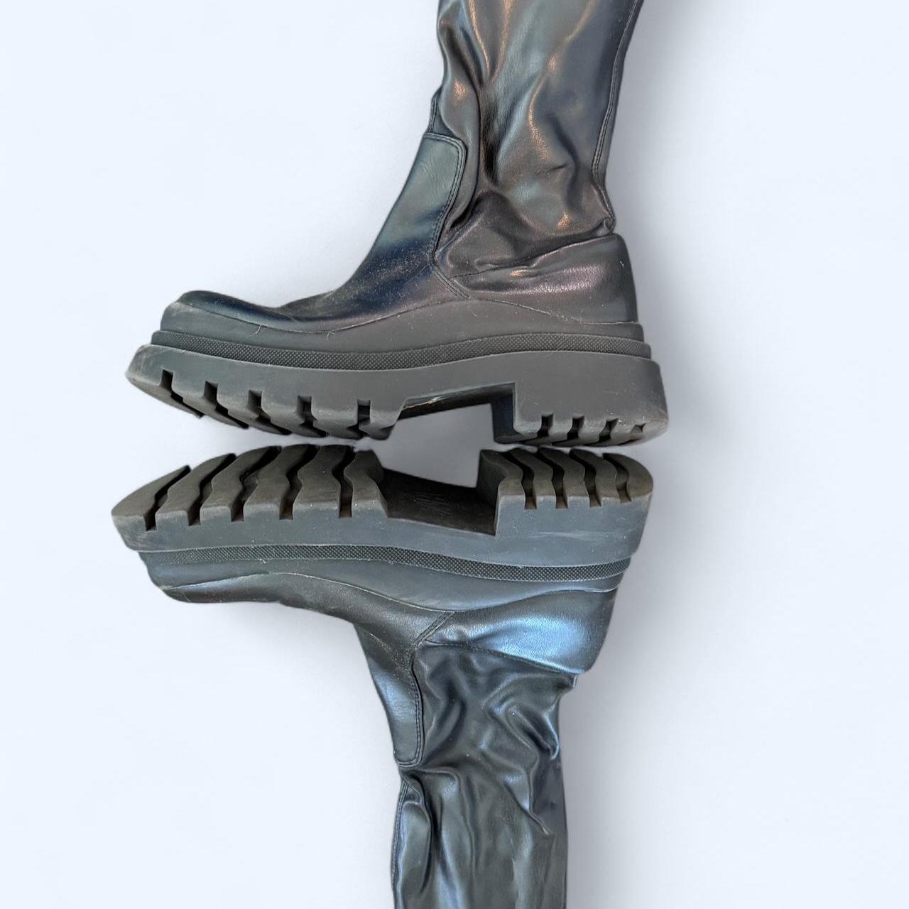 أحذية زارا النسائية باللونين الأسود والرمادي