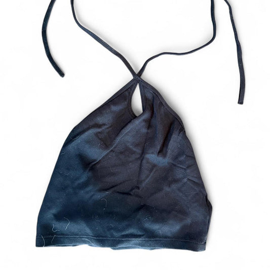 بلوزات قصيرة سوداء من زارا للنساء