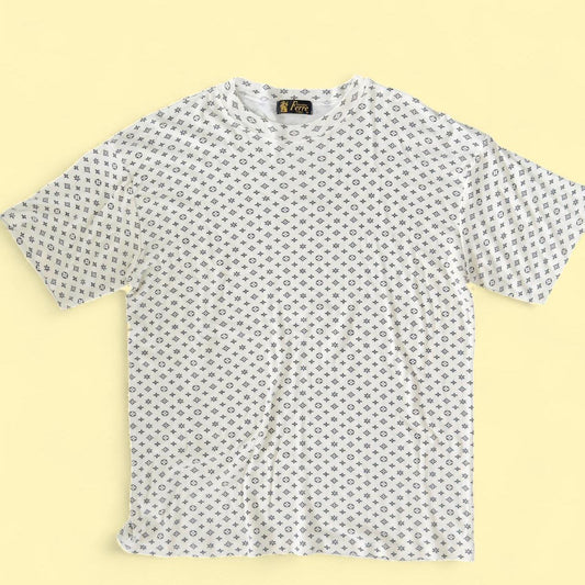 تيشيرتات رجالية بيضاء متعددة الألوان من جيانفرانكو فيري