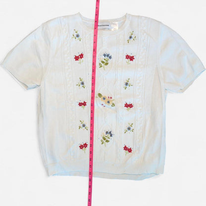 Alfred Dunner Women's white cream Shirts