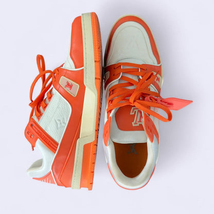Louis Vuitton Men's orange multi Trainers