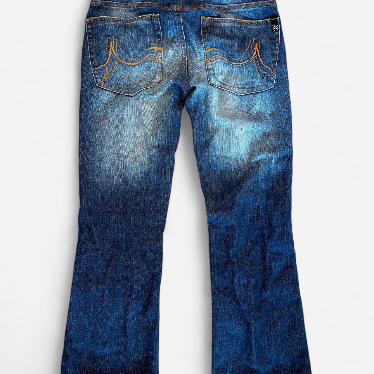 بنطلون جينز نسائي من DKNY باللون الأزرق الداكن