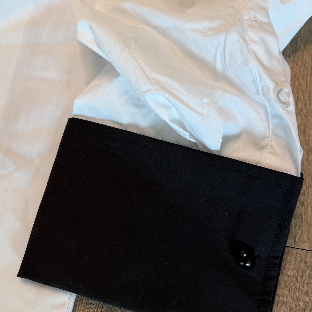 Men's white black Shirts