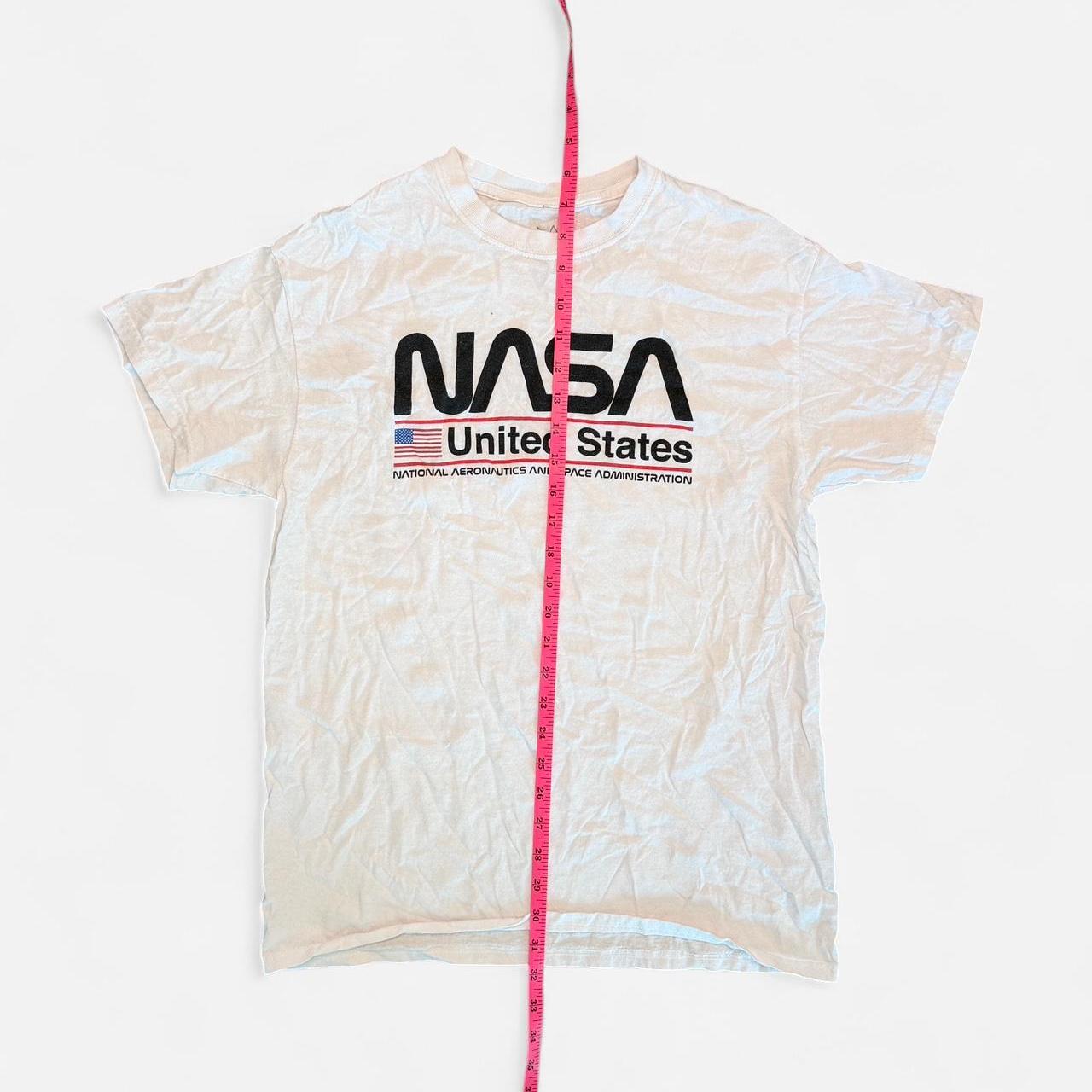 NASA Men's white cream T-shirts