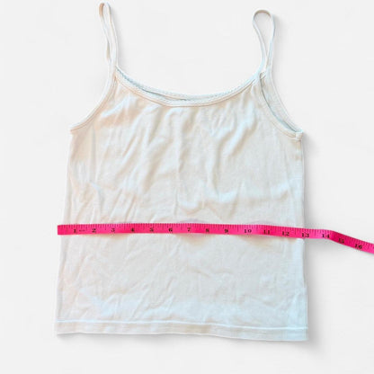 Brandy Melville Women's white cream Vests