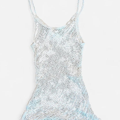 Brandy Melville Women's blue white Vests