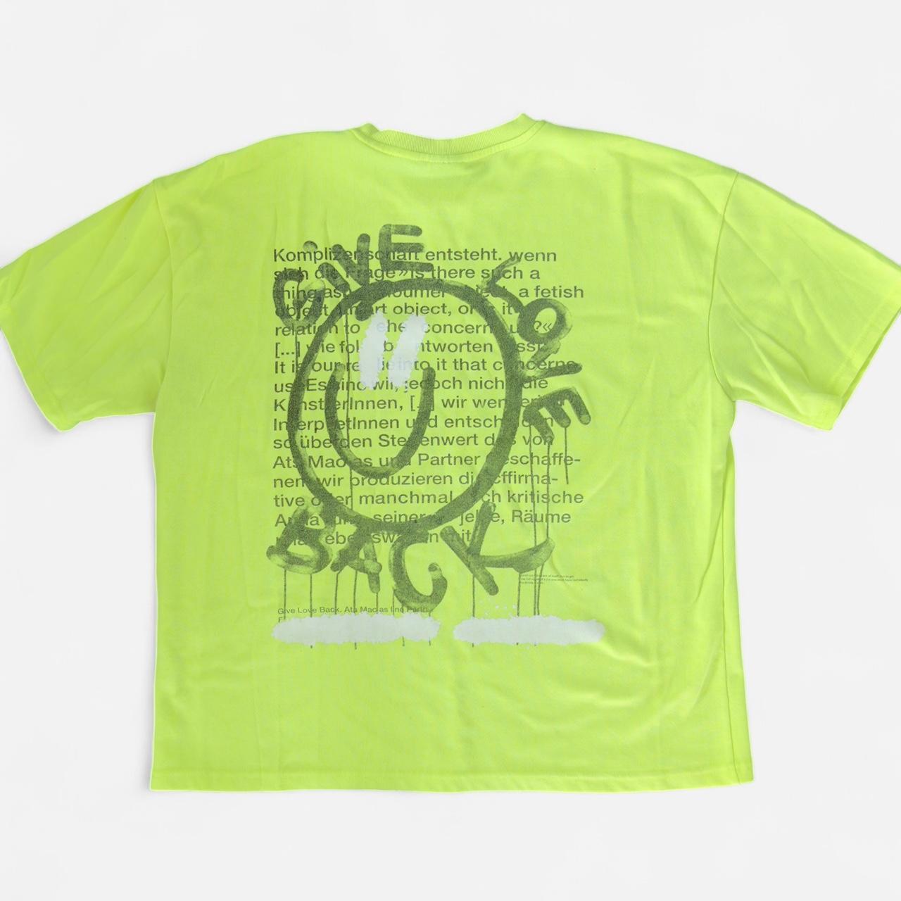 Men's green yellow T-shirts