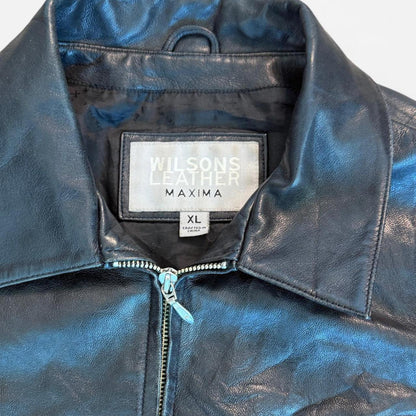 Wilson’s Leather Women's black blue Coats