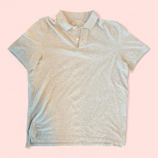 قمصان بولو رجالية رمادية كريمية اللون