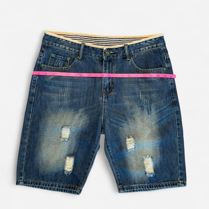 شورت رجالي أزرق داكن