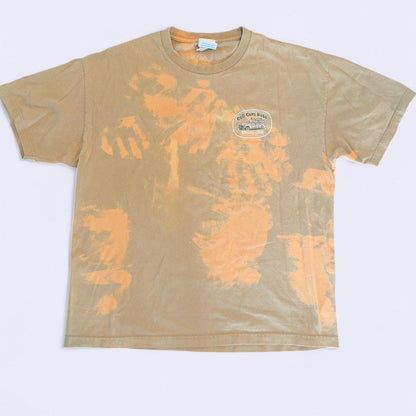 Bleached Graphic Tee - Old Guys Rule - Men's Oversized Streetwear T-Shirt - Unique DIY Grunge Y2K Style