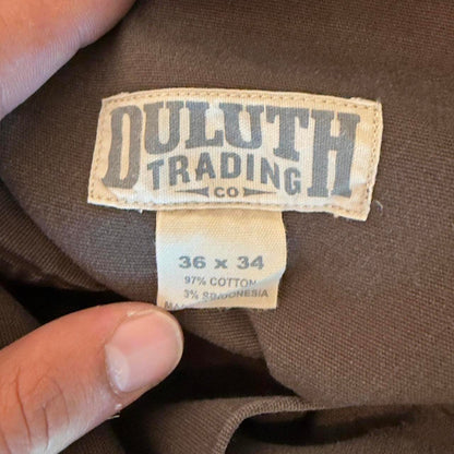 Duluth Trading Company Men's brown grey Trousers
