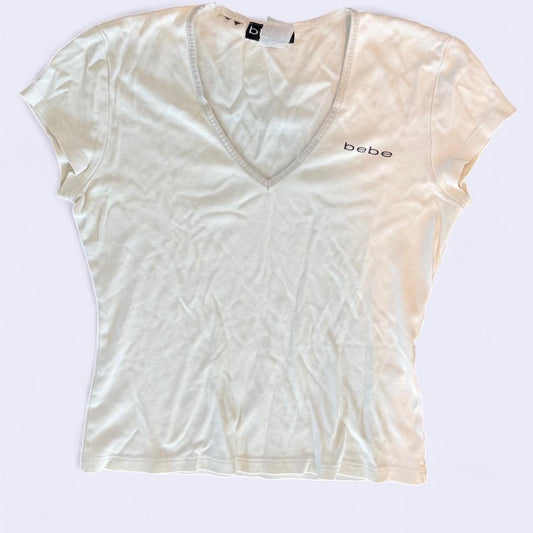 تيشيرتات نسائية من بيبي باللون الأبيض الكريمي