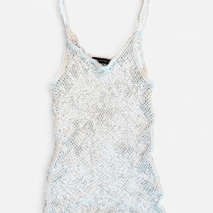 Brandy Melville Women's blue white Vests