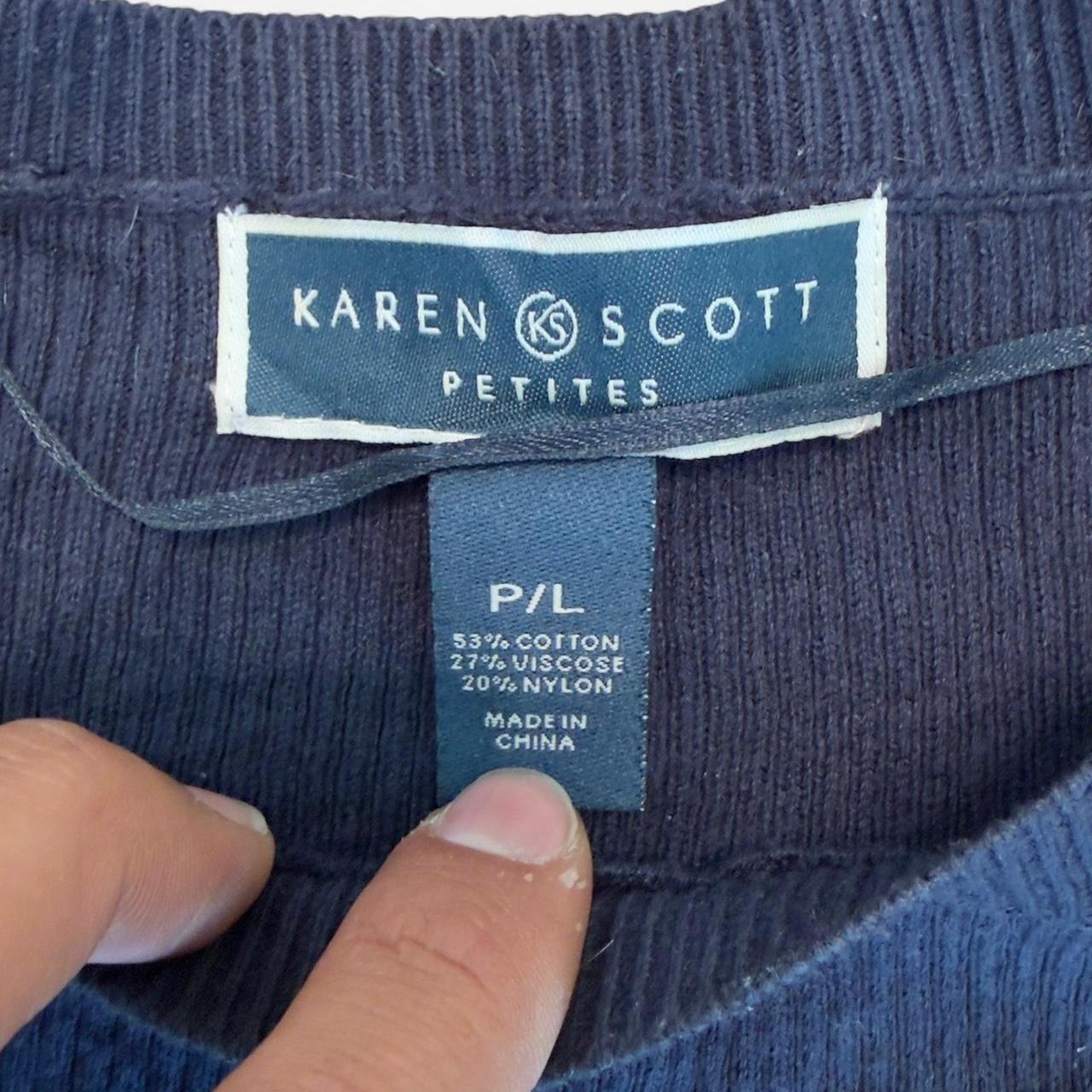 Karen Scott Women's navy blue Jumpers