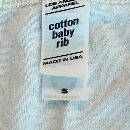 Los Angeles Apparel Women's white cream Vests