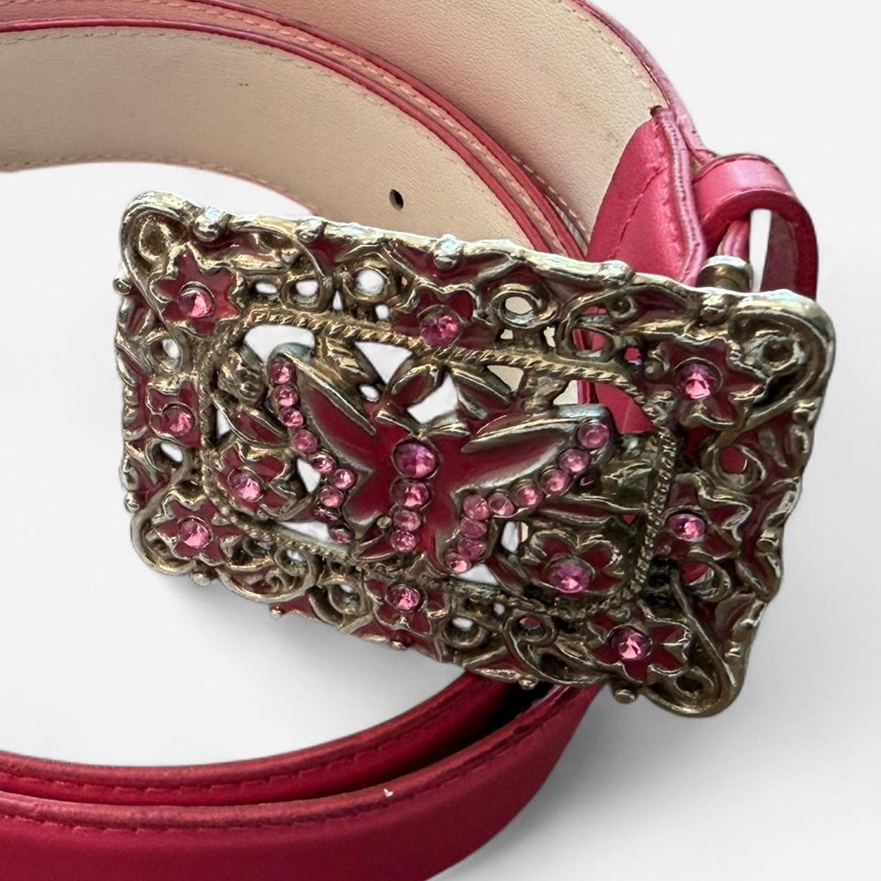 أحزمة نسائية وردية متعددة الألوان