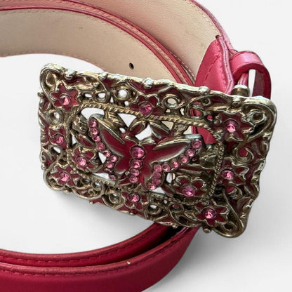 أحزمة نسائية وردية متعددة الألوان