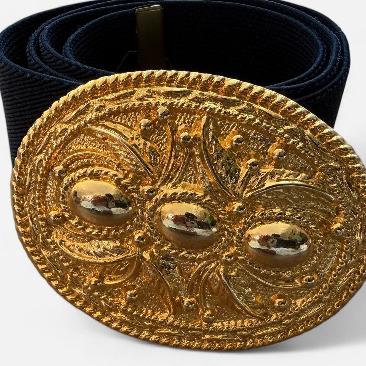 Women's gold multi Belts