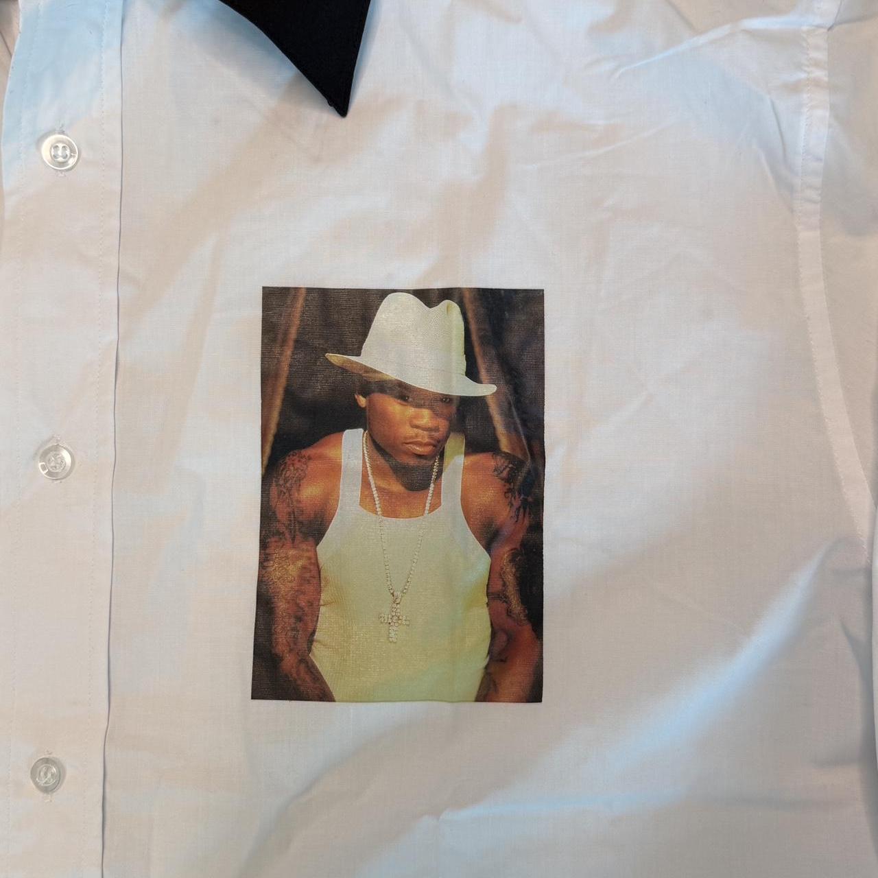 Men's white black Shirts