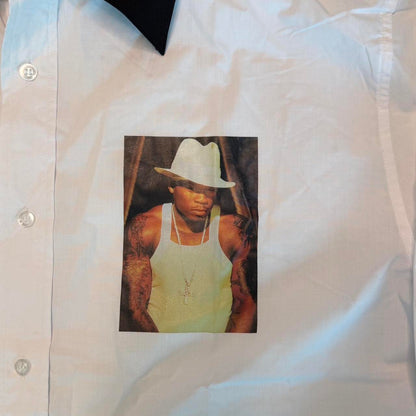 Men's white black Shirts