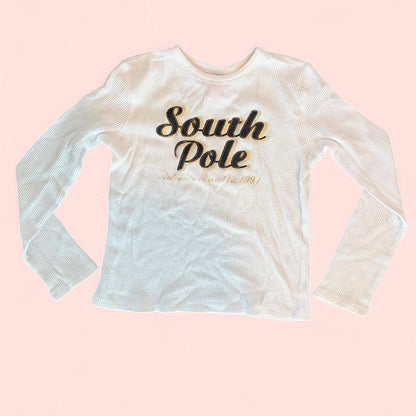 Southpole Women's white pink T-shirts