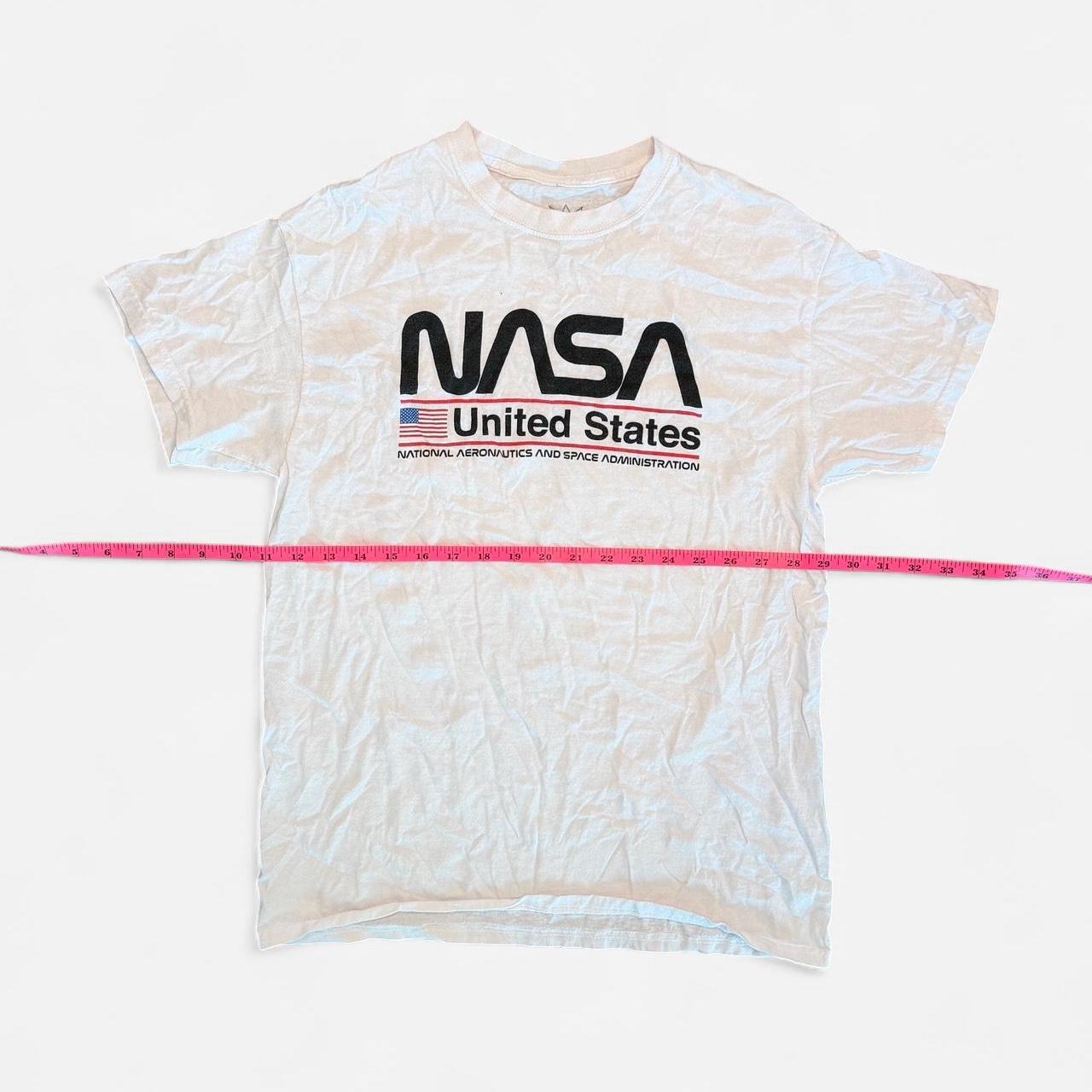 NASA Men's white cream T-shirts