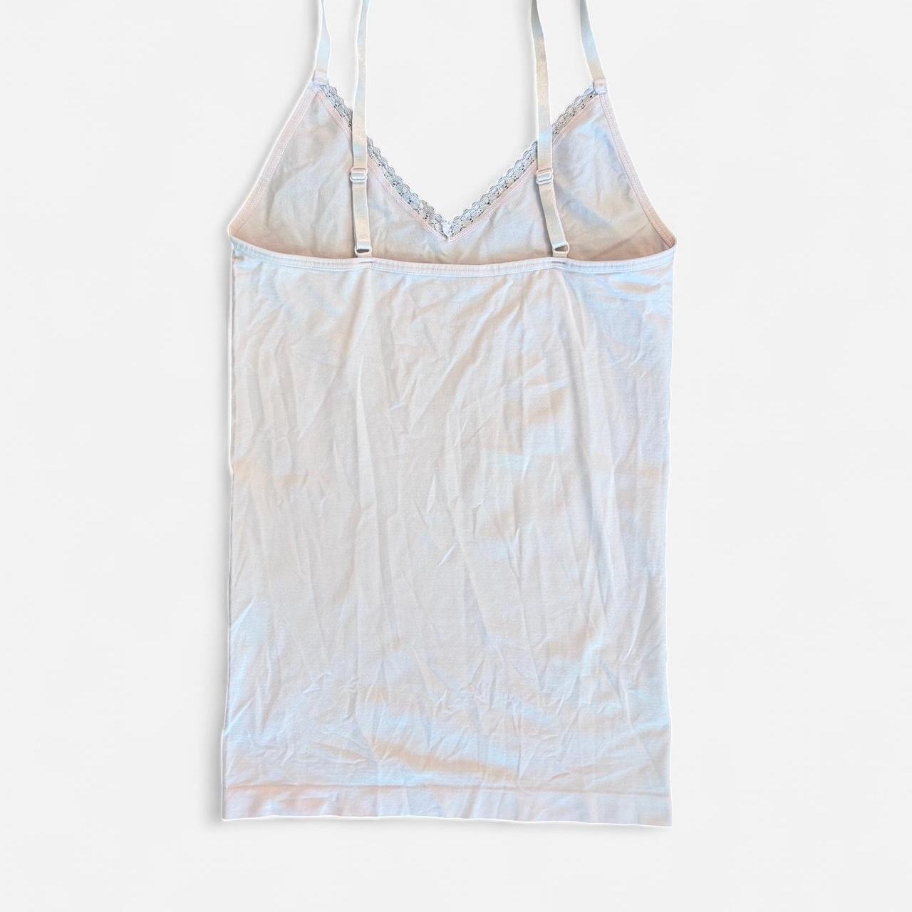 Women's pink white Vests