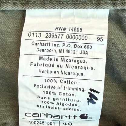 Carhartt Men's green khaki Shorts