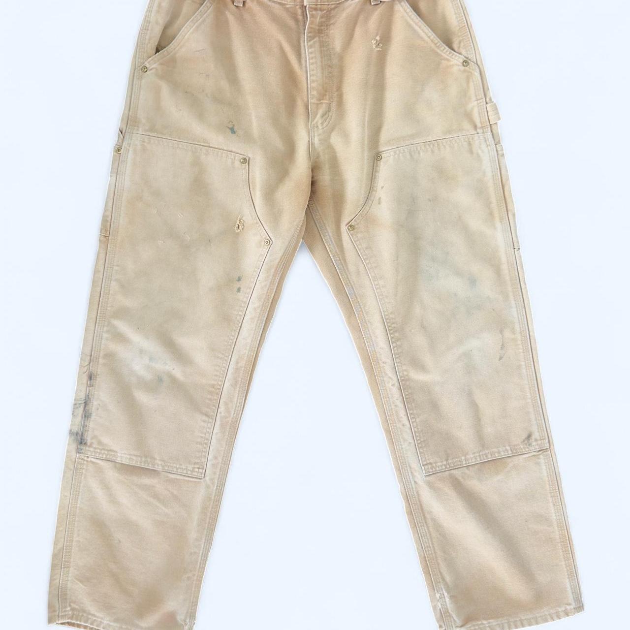 بنطلون كارهاارت رجالي بلون كريمي فاتح