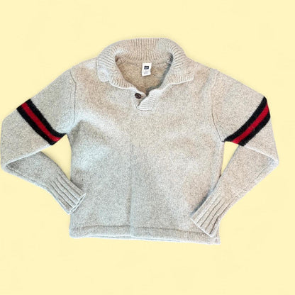 Gap Factory Men's grey cream Jumpers