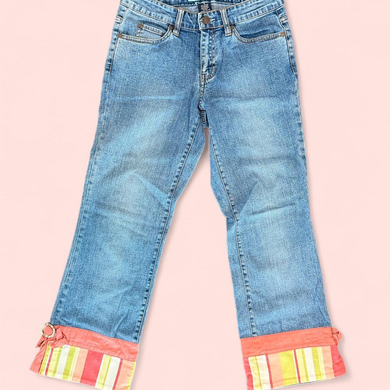 بنطلون جينز أزرق نسائي