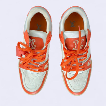 Louis Vuitton Men's orange multi Trainers
