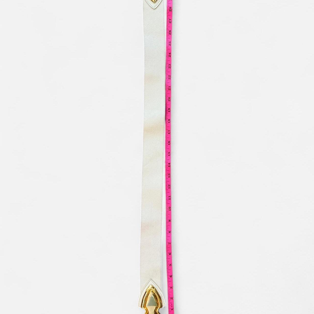 Women's gold white Belts