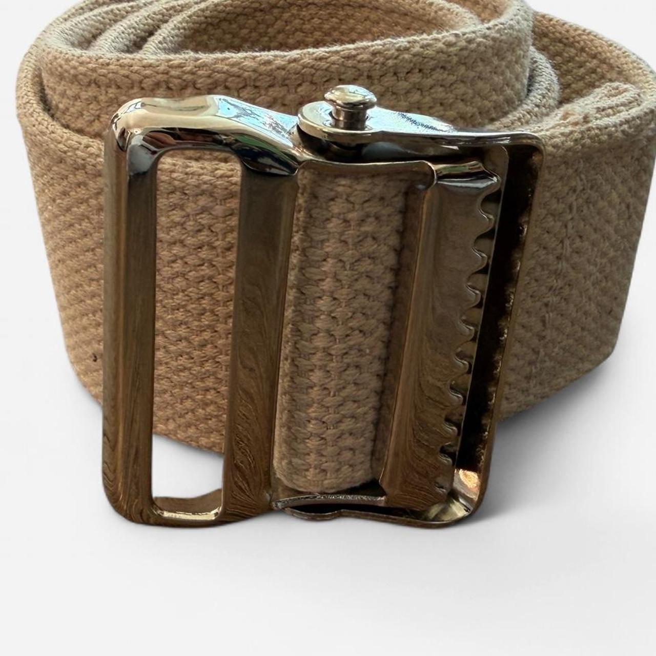 Men's white cream Belts