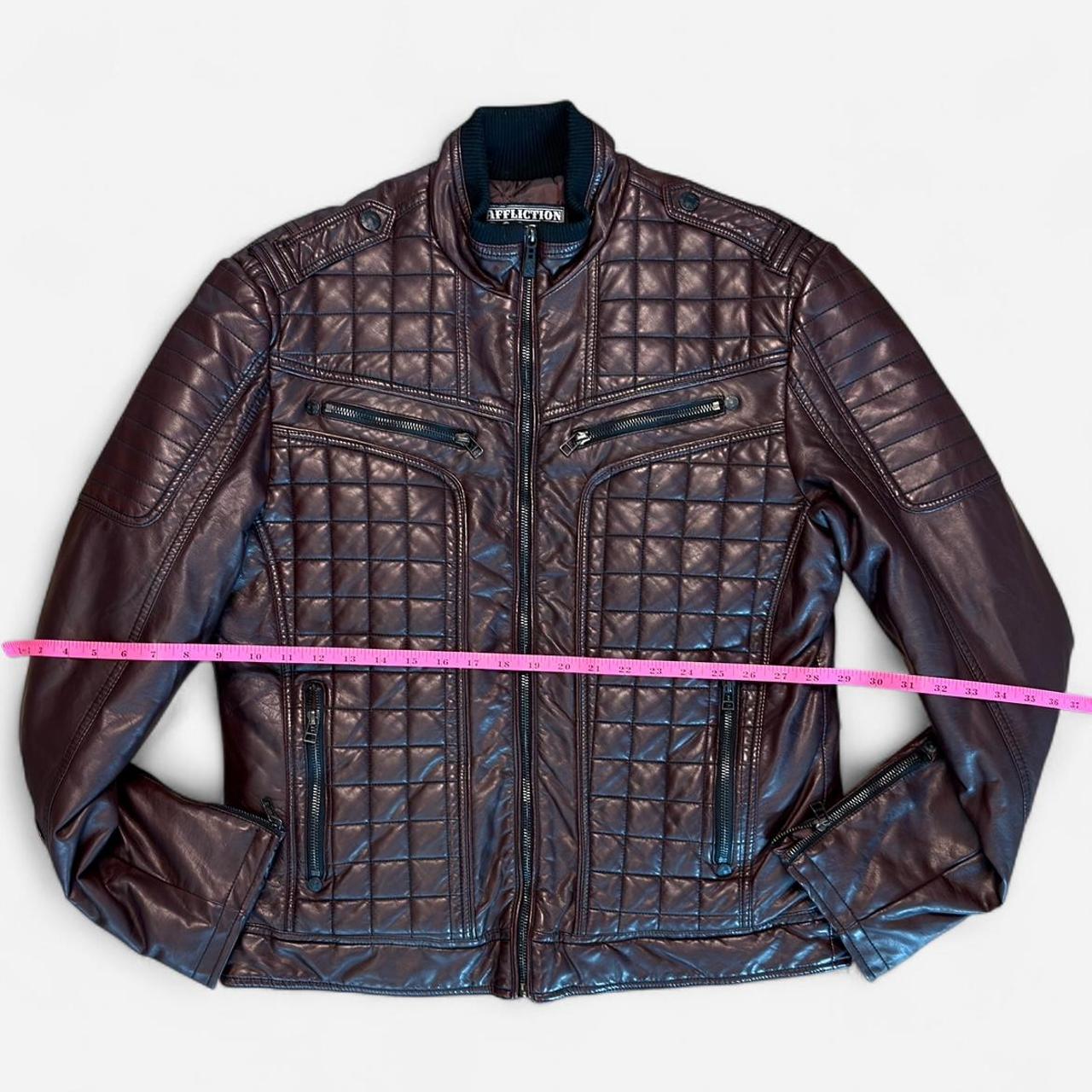 Affliction Men's brown burgundy Coats
