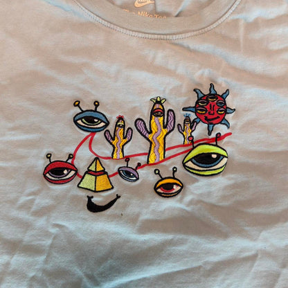 Nike Men's blue multi T-shirts