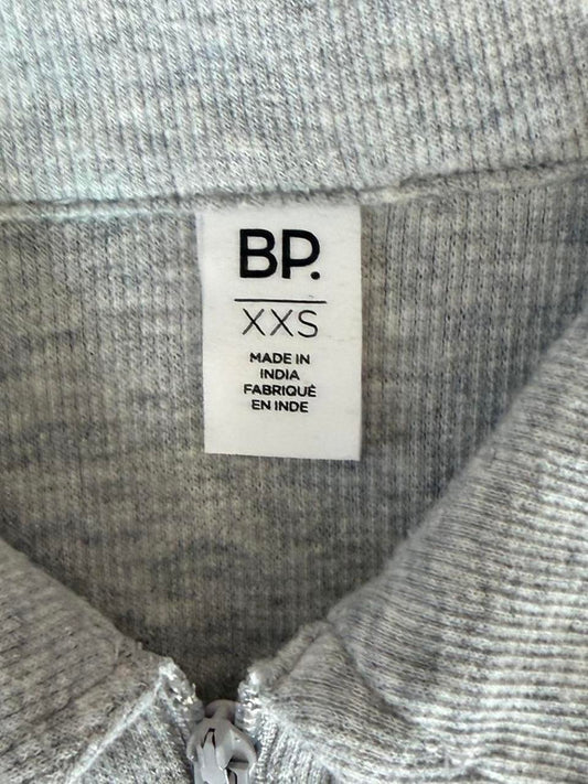 BP Grey Collared Zip Polo Mini Dress