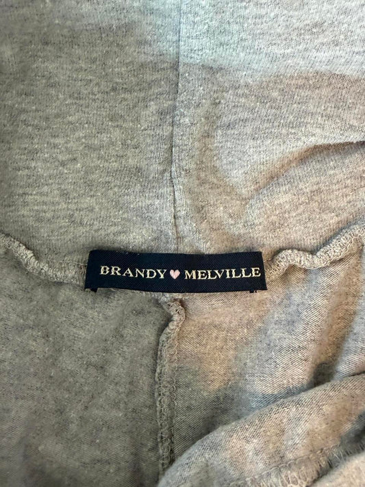 Brandy Melville Gray Flared Yoga Pants