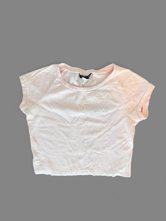 Y2K Pink Crop Tee