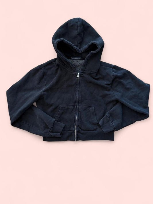 Brandy Melville Cropped Zip Hoodie&nbsp;