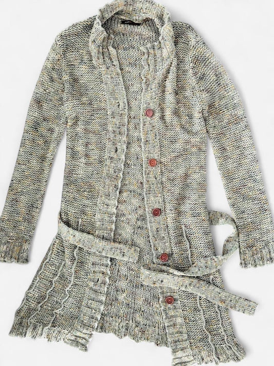 BCBGMAXAZRIA Knit Belted Cardigan