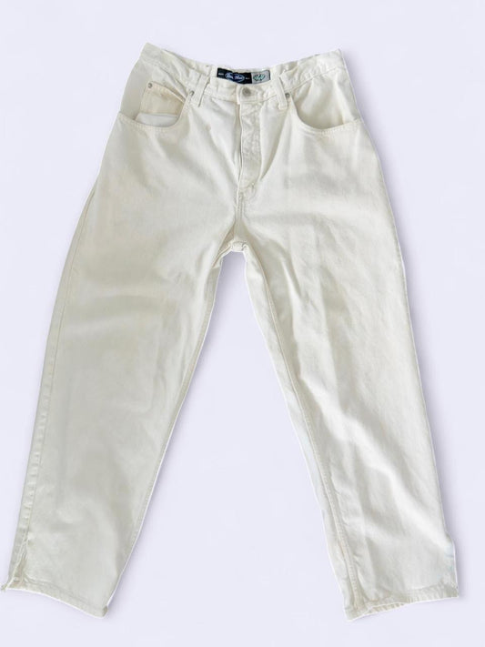 Vintage Bill Blass White Denim Jeans